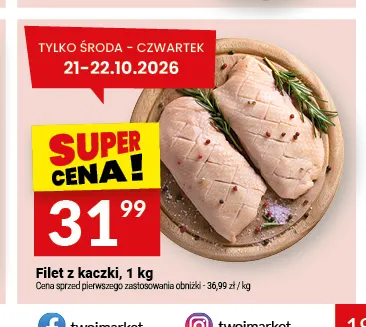 Filet z kaczki promocja w Twój Market