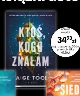 Książka Ktoś, kogo znałam Paige Toon promocja w Empik