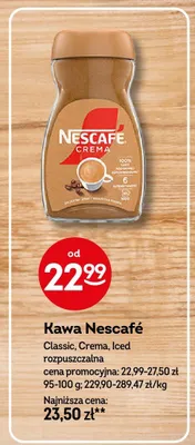 Kawa rozpuszczalna Nescafé Classic promocja w Żabka