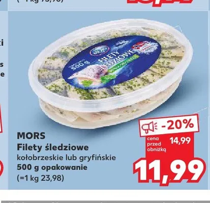 Filety śledziowe kołobrzeskie Mors promocja w Kaufland