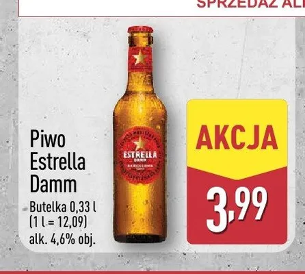 Piwo Estrella Damm promocja w Aldi