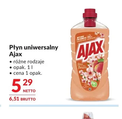 Płyn uniwersalny Ajax promocja w Makro