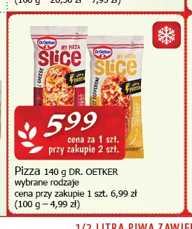 Pizza Dr. Oetker My Pizza Slice promocja w CEZAR Delikatesy