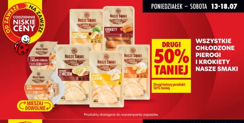 Krokiety z mięsem Nasze Smaki promocja w Biedronka