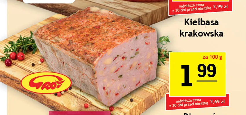 Pieczeń pyszna Grot promocja w Gram Market