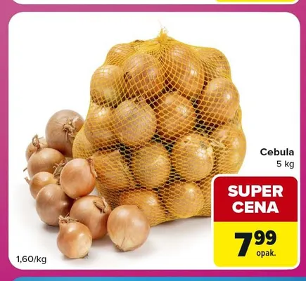 Cebula promocja w Carrefour Market