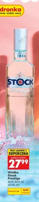 Wódka Stock Prestige promocja w Biedronka