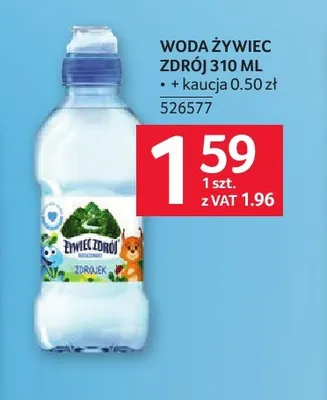 Woda niegazowana Żywiec Zdrój promocja w Selgros