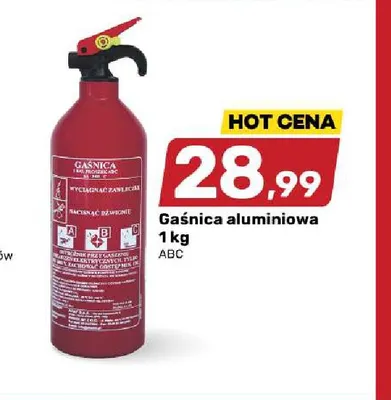 Gaśnica aluminiowa Bricomarche promocja w Bricomarche