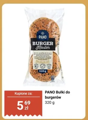 Bułki do burgerów Pano Burger Master promocja w Biedronka