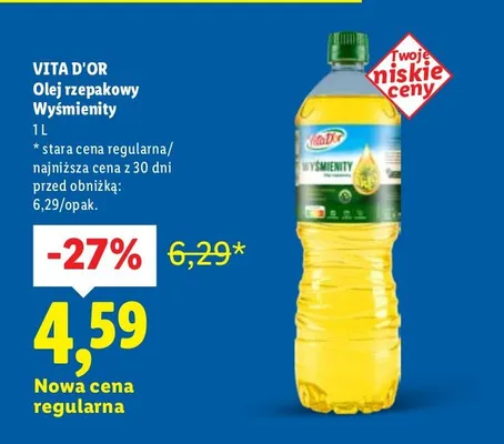 Olej promocja w Lidl