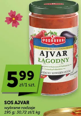 Sos ajvar łagodny promocja w Groszek