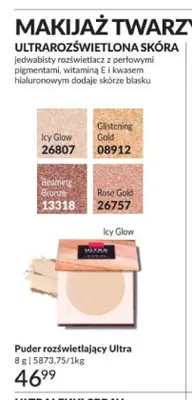 Puder rozświetlający Avon Ultra Rose Gold promocja w AVON