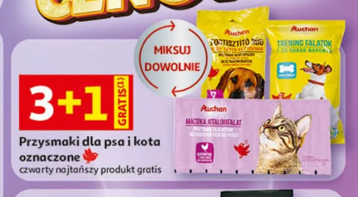Przysmaki dla psa Auchan Fortisztito promocja w Auchan