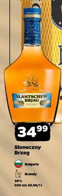 Brandy Słoneczny Brzeg Slantschew Brjag promocja w Netto