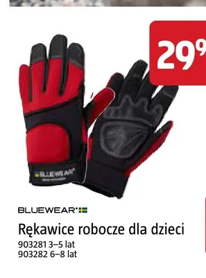 Rękawice robocze dla dzieci BLUEWEAR promocja w Jula