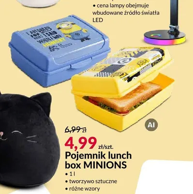Pojemnik lunch box MINIONS promocja w Salony Agata
