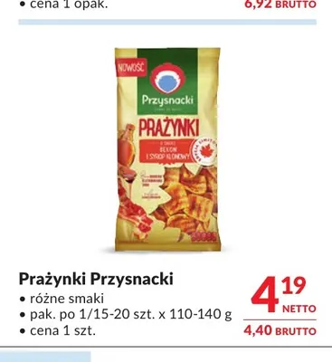 Prażynki Przysnacki promocja w Makro