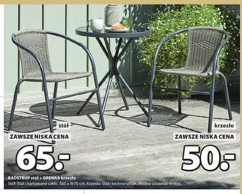 Stół RADSTRUP Ś60xW70cm promocja w Jysk