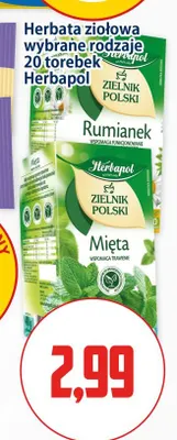 Herbata ziołowa Herbapol promocja w Kupiec