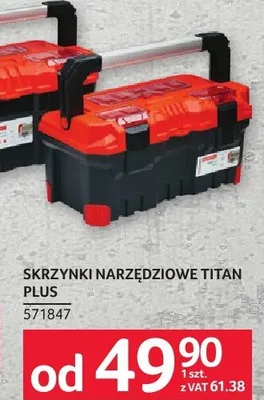Skrzynki narzędziowe Titan Plus promocja w Selgros