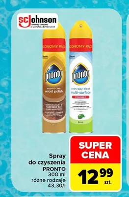 Spray do czyszczenia Pronto Everyday Clean Multi-Surface promocja w Carrefour Market