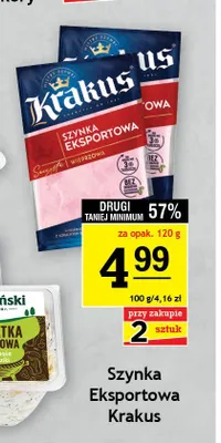 Szynka Eksportowa Krakus promocja w Gram Market