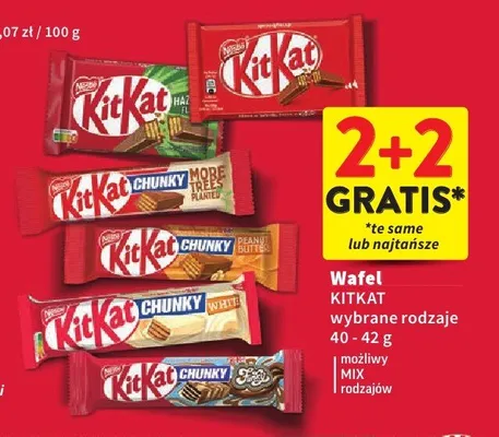 Batonik KitKat promocja w Intermarche