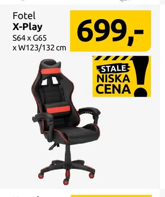 Fotel X-Play promocja w Black Red White