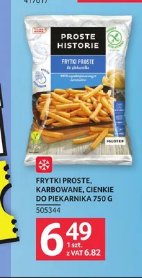 Frytki karbowane do piekarnika Proste Historie promocja w Selgros