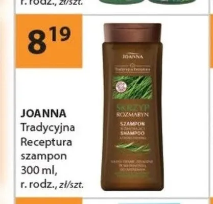 Szampon do włosów Joanna Tradycyjna Receptura promocja w Drogerie Laboo