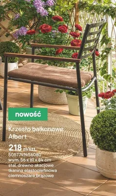 Krzesło balkonowe Albert  promocja w Castorama