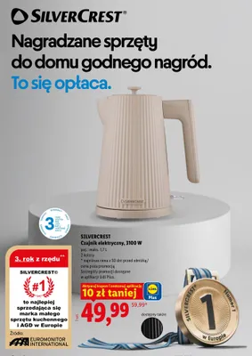 Czajnik elektryczny Silvercrest promocja w Lidl