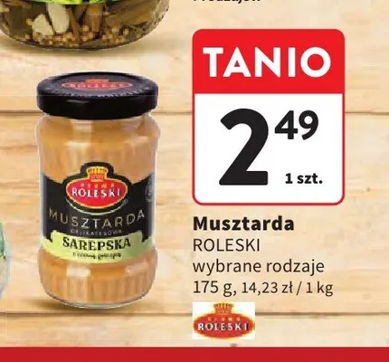 Musztarda Sarepska Roleski promocja w Intermarche