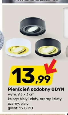Pierścień ozdobny Odyn promocja w Bricomarche