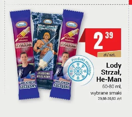 Lody na patyku Koral Strzał promocja w Premium Nasz Sklep