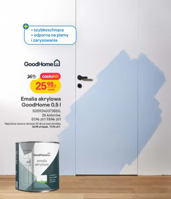 Emalia akrylowa GoodHome 0,5 l promocja w Castorama