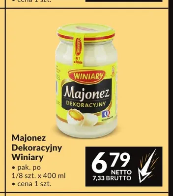 Majonez Dekoracyjny Winiary promocja w Makro
