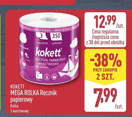 Ręcznik papierowy ZEWA JUMBO promocja w Aldi