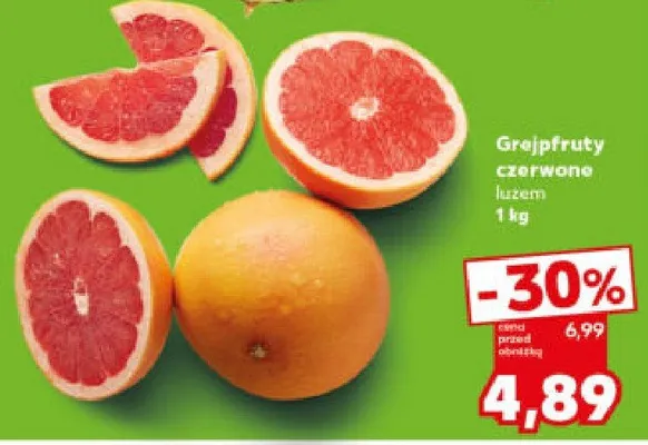 Grejpfruty czerwone, luzem promocja w Kaufland