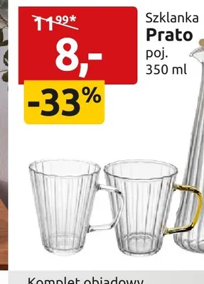Szklanka Prato 350 ml promocja w Black Red White