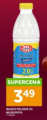 Mleko polskie 2% Mlekovita promocja w Stokrotka