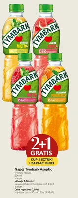 Napój Tymbark Aseptic jabłko arbuz promocja w Market Point
