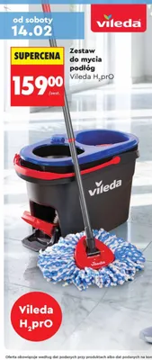 Zestaw do mycia podłóg promocja w Biedronka