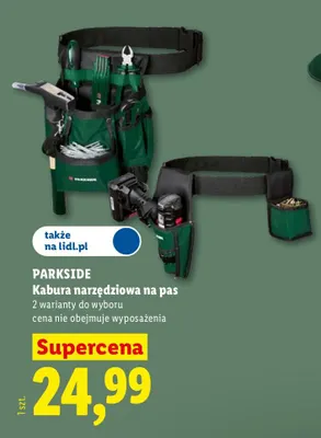 Kabura narzędziowa na pas Parkside promocja w Lidl