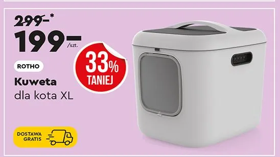 Kuweta dla kota XL promocja w Biedronka Home