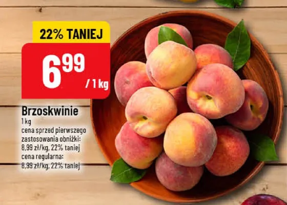 Brzoskwinie promocja w POLOmarket