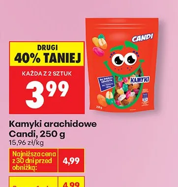 Kamyki arachidowe Candi (biedronka) promocja w Biedronka