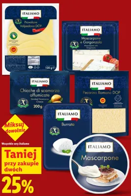 Ser Provolone Valpadana DOP Italiamo promocja w Lidl