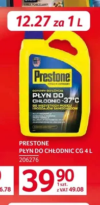 Płyn do chłodnic Cg Prestone promocja w Selgros